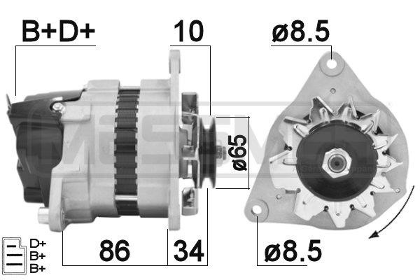 Era 210343A Alternator 210343A