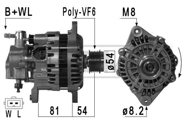 Era 210906A Alternator 210906A