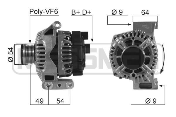 Era 210550A Alternator 210550A