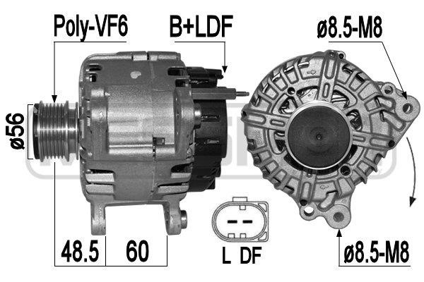 Era 209424 Alternator 209424