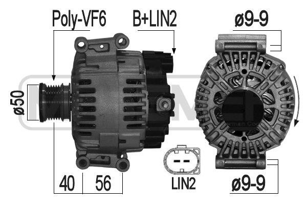 Era 209231 Alternator 209231