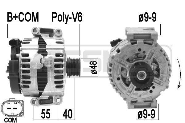 Era 209471 Alternator 209471