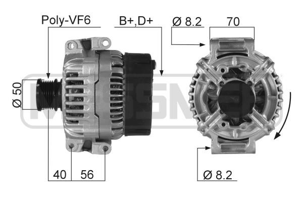 Era 210272A Alternator 210272A