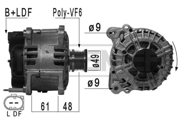 Era 209104A Alternator 209104A