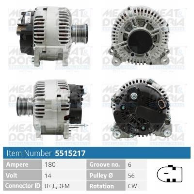 Meat&Doria 5515217 Alternator 5515217