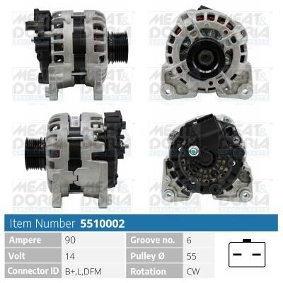 Meat&Doria 5510002 Alternator 5510002