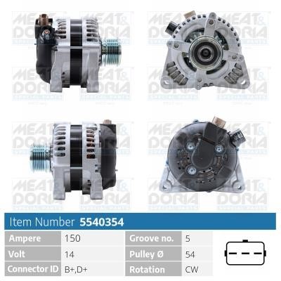 Meat&Doria 5540354 Alternator 5540354