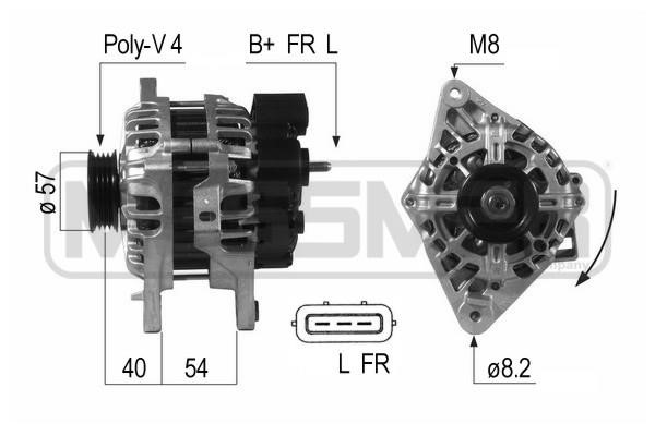 Era 210652A Alternator 210652A