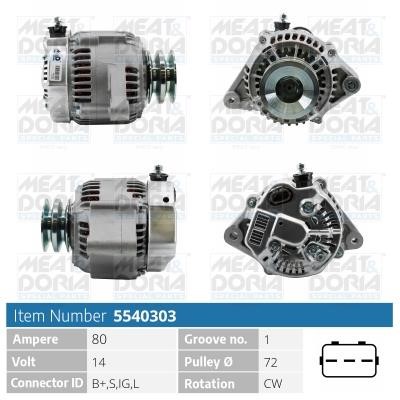 5540303 Meat&Doria Alternator