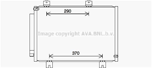 Aircon condenser Honda Jazz: HD5316D AVA AC Condenser