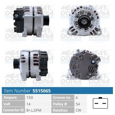 Meat&Doria 5515065 Alternator 5515065