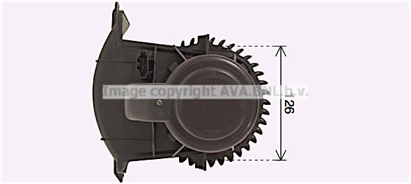 Fan assy - heater motor AVA VN8411