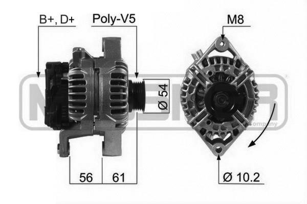 Era 210584A Alternator 210584A