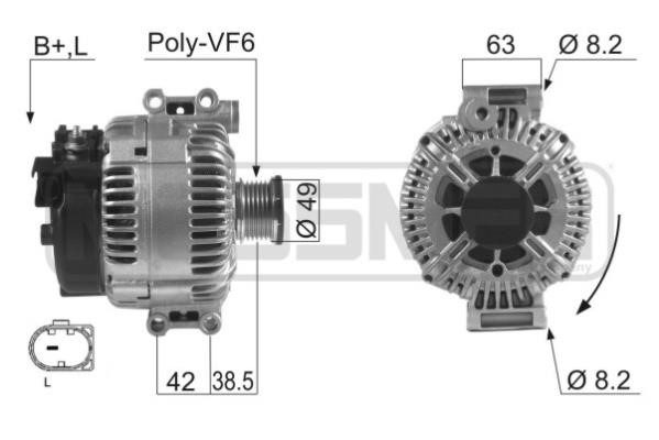 Era 210476A Alternator 210476A