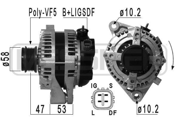 Era 210930A Alternator 210930A