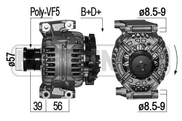 Era 209058A Alternator 209058A