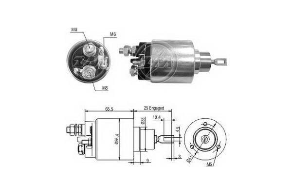 Era 479 Solenoid switch, starter 479