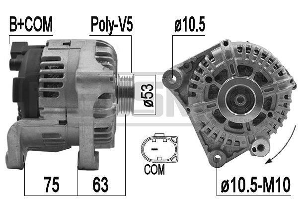 Era 209233 Alternator 209233