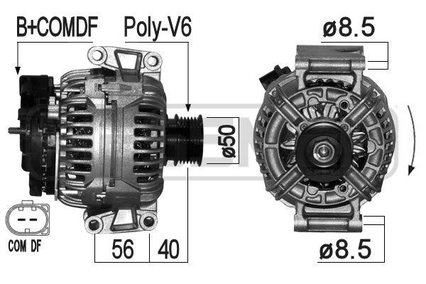 Era 209341 Alternator 209341