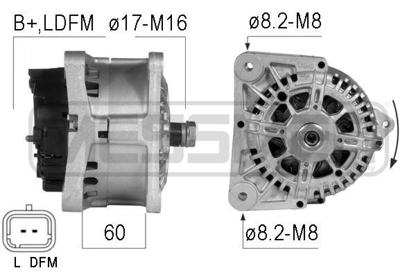 Era 210280A Alternator 210280A