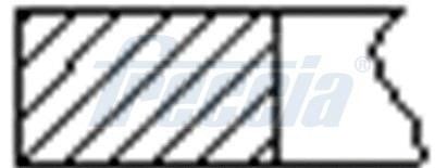 Piston ring pack Lancia Lybra: FR10209700 Freccia Piston Ring Kit