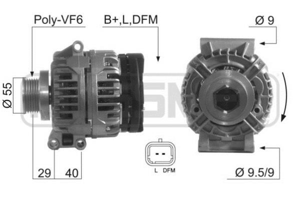 Era 210397A Alternator 210397A