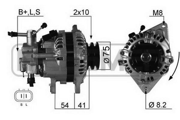 Alternator Hyundai Galloper: 210331A Era Alternator