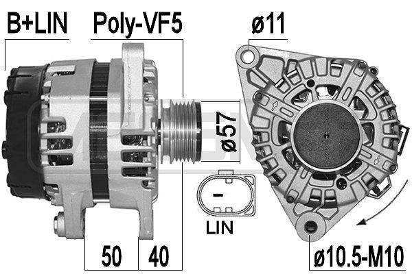 Alternator Hyundai Tucson: 209511 Era Alternator