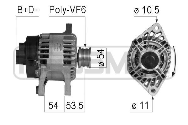 Era 210751A Alternator 210751A