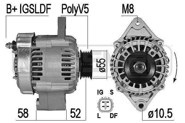 Engine alternator Suzuki Alto: 209516A Era Alternator