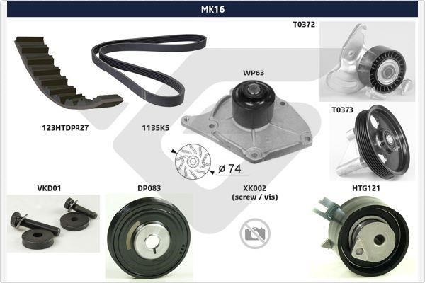  MK16 Drive belt kit MK16