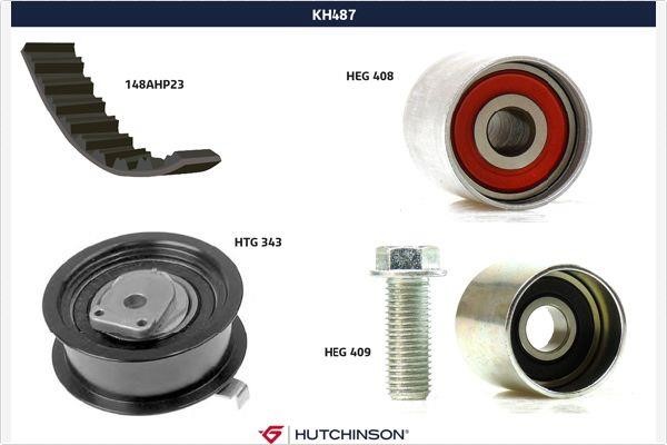 Hutchinson KH 487 Timing Belt Kit KH487