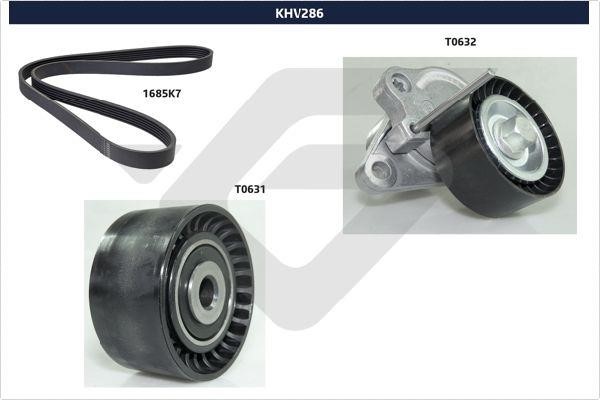 Hutchinson KHV 286 Drive belt kit KHV286