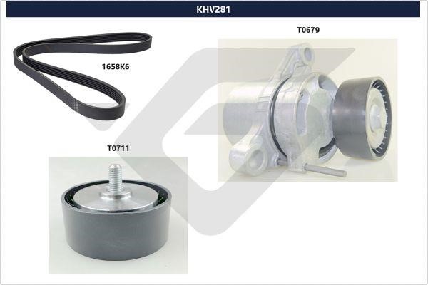 Hutchinson KHV 281 Drive belt kit KHV281