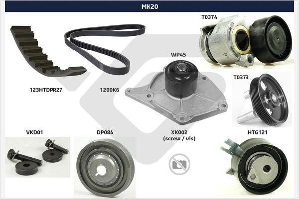  MK20 Drive belt kit MK20
