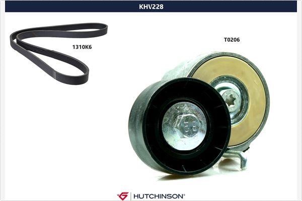 Hutchinson KHV 228 Drive belt kit KHV228