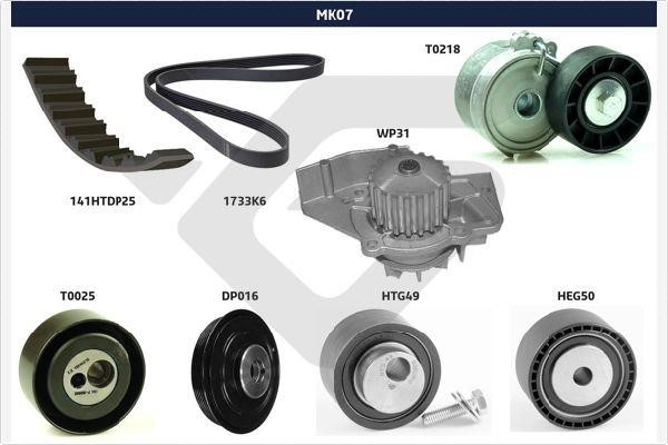 MK07 Hutchinson Drive belt kit
