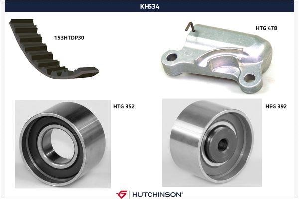 Hutchinson KH534 Timing Belt Kit KH534
