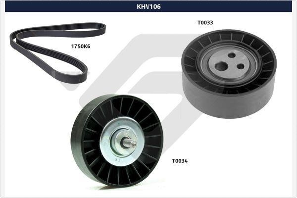  KHV 106 Drive belt kit KHV106