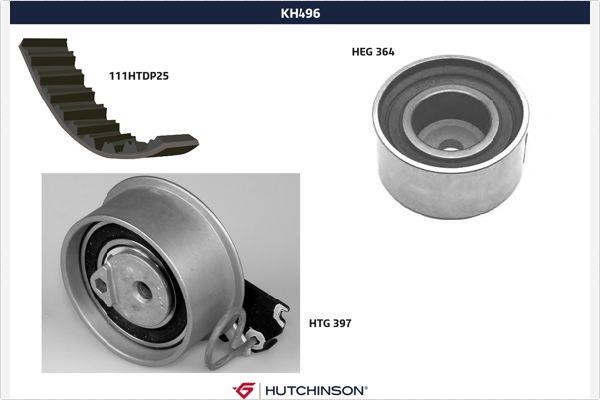 Hutchinson KH 496 Timing Belt Kit KH496