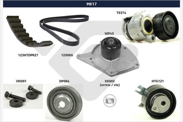  MK17 Drive belt kit MK17