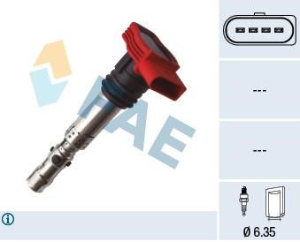 FAE 80446 Ignition coil 80446