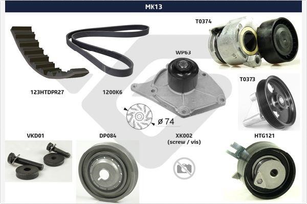 Hutchinson MK13 Drive belt kit MK13