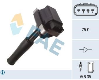 FAE 80398 Ignition coil 80398
