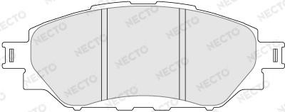 Necto FD7736A Brake Pad Set, disc brake FD7736A