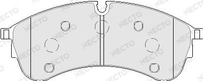 Necto FD7784V Brake Pad Set, disc brake FD7784V