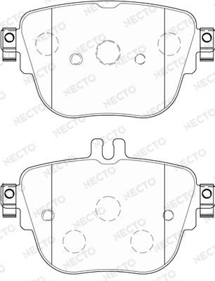 Necto FD7785A Brake Pad Set, disc brake FD7785A