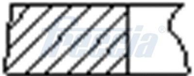 Piston Ring Kit Freccia FR10-505250