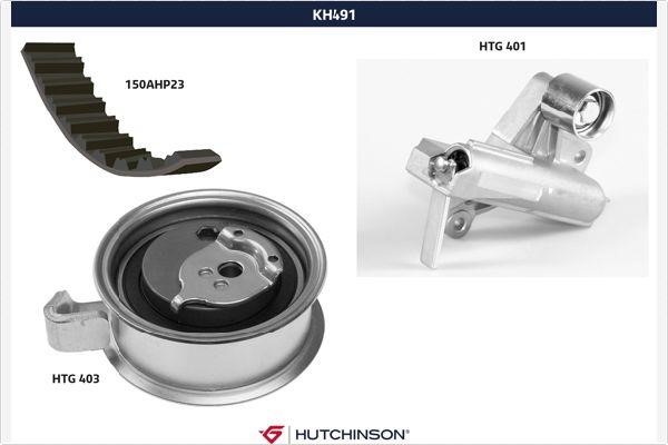 Hutchinson KH 491 Timing Belt Kit KH491