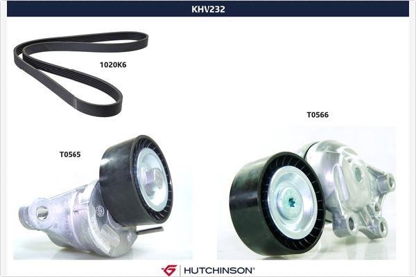 Hutchinson KHV 232 Drive belt kit KHV232